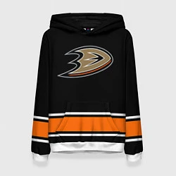 Толстовка-худи женская Anaheim Ducks Selanne, цвет: 3D-белый