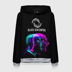 Толстовка-худи женская Black Sun Empire Rage, цвет: 3D-меланж