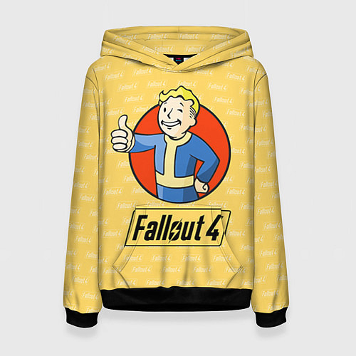 Женская толстовка Fallout 4: Pip-Boy / 3D-Черный – фото 1