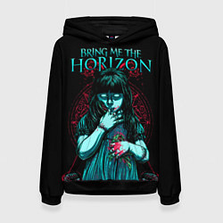 Толстовка-худи женская BMTH: Zombie Girl, цвет: 3D-черный