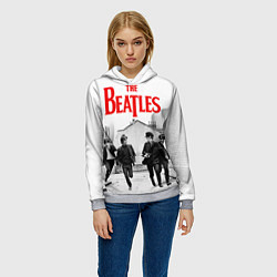 Толстовка-худи женская The Beatles: Break, цвет: 3D-меланж — фото 2