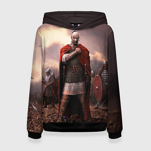Женская толстовка Князь Святослав Игоревич / 3D-Черный – фото 1