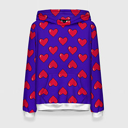 Женская толстовка Hearts Pattern