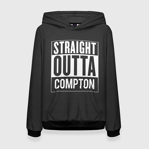 Женская толстовка Straight Outta Compton / 3D-Черный – фото 1