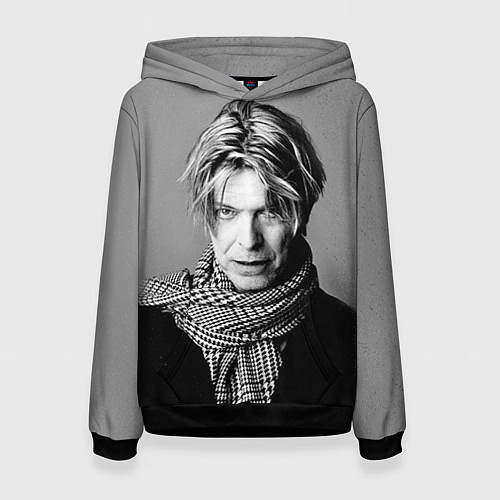 Женская толстовка Дэвид Боуи / 3D-Черный – фото 1