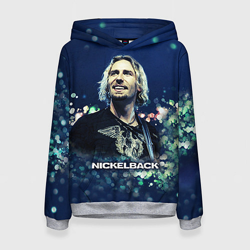 Женская толстовка Nickelback: Chad Kroeger / 3D-Меланж – фото 1