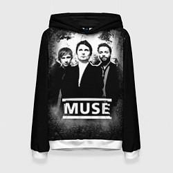 Толстовка-худи женская Muse, цвет: 3D-белый