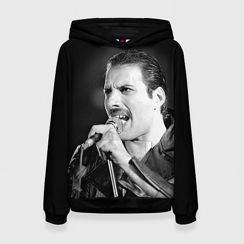 Женская толстовка Фредди Меркьюри / 3D-Черный – фото 1