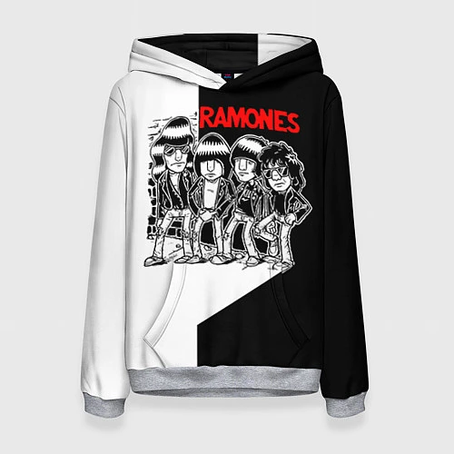 Женская толстовка Ramones Boys / 3D-Меланж – фото 1