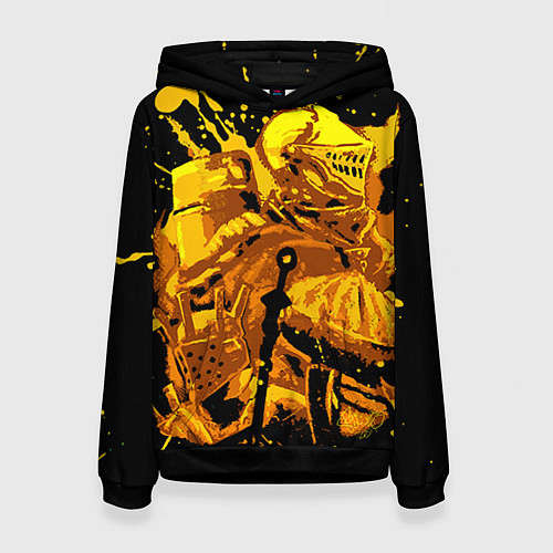 Женская толстовка Dark Souls: Gold Knight / 3D-Черный – фото 1