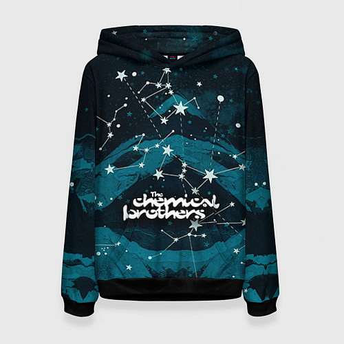 Женская толстовка Chemical Brothers: Space / 3D-Черный – фото 1