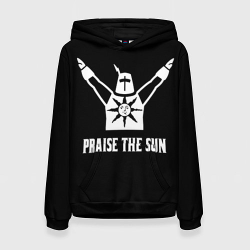 Женская толстовка Dark souls praise the sun knight Heida / 3D-Черный – фото 1