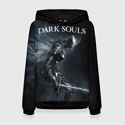Толстовка-худи женская Dark Souls, цвет: 3D-черный