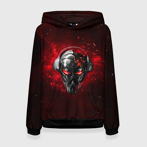 Женская толстовка Pirate Station: Blood Face / 3D-Черный – фото 1