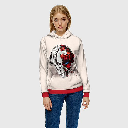 Женская толстовка Pirate Station: Pink Side / 3D-Красный – фото 3