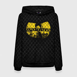 Толстовка-худи женская Wu-Tang Clan: Grid, цвет: 3D-черный