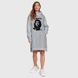 Женское худи-платье Che Guevara, цвет: меланж — фото 2
