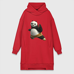 Женская толстовка-платье Кунг фу Панда
