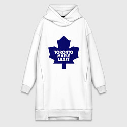 Женское худи-платье Toronto Maple Leafs, цвет: белый