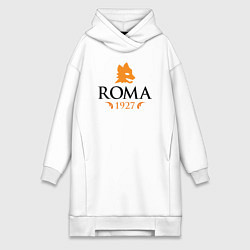 Женское худи-платье AS Roma 1927, цвет: белый