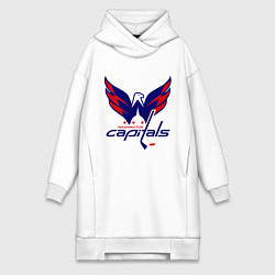 Женское худи-платье Washington Capitals: Ovechkin, цвет: белый