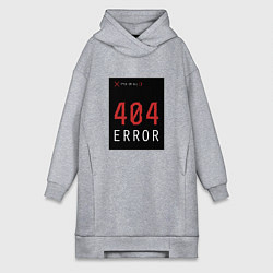 Женское худи-платье 404 Error, цвет: меланж