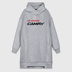 Женское худи-платье Toyota Camry, цвет: меланж