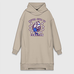 Женская толстовка-платье WWE Never Give Up