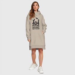 Женское худи-платье 404, цвет: миндальный — фото 2