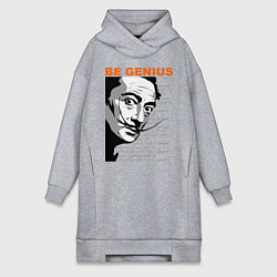 Женская толстовка-платье Dali: Be Genius