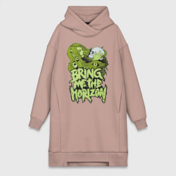 Женская толстовка-платье Bring Me The Horizon: Green Girl