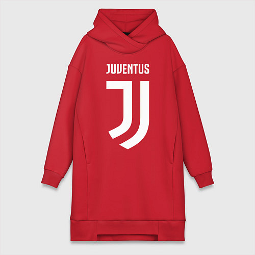Женская толстовка-платье FC Juventus / Красный – фото 1