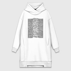 Женская толстовка-платье Unknown Pleasures