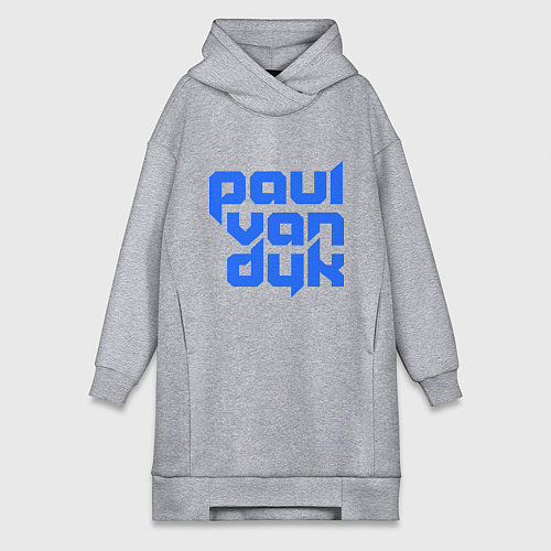 Женская толстовка-платье Paul van Dyk: Filled / Меланж – фото 1