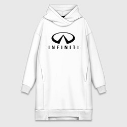 Женская толстовка-платье Infiniti logo