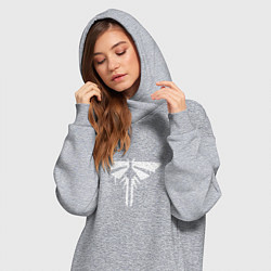 Женское худи-платье Firefly Graffiti, цвет: меланж — фото 2