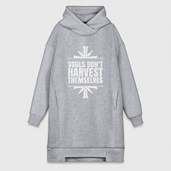 Женское худи-платье Harvest Themselves, цвет: меланж