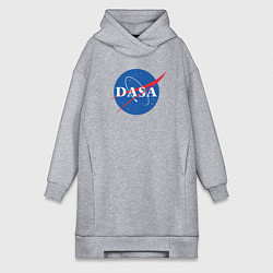 Женское худи-платье NASA: Dasa, цвет: меланж