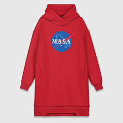 Женское худи-платье NASA: Masa, цвет: красный