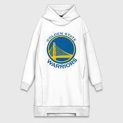 Женское худи-платье Golden state Warriors, цвет: белый