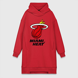 Женская толстовка-платье Miami Heat-logo
