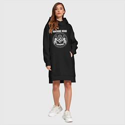 Женское худи-платье Machine Head MCMXCII, цвет: черный — фото 2