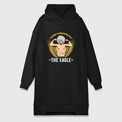 Женское худи-платье Khabib: The Eagle, цвет: черный