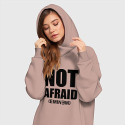 Женское худи-платье Not Afraid, цвет: пыльно-розовый — фото 2