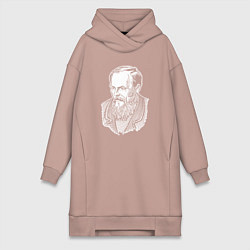 Женская толстовка-платье Достоевский Фёдор Михайлович
