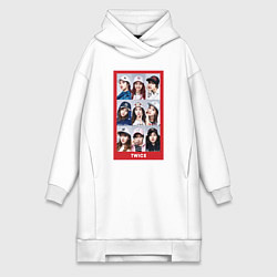 Женская толстовка-платье TWICE