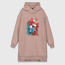 Женская толстовка-платье UNDERTALE