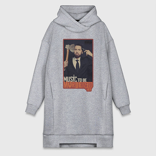 Женская толстовка-платье Eminem / Меланж – фото 1