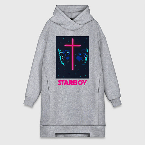 Женская толстовка-платье STARBOY / Меланж – фото 1