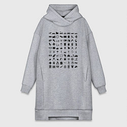 Женская толстовка-платье Путешественник вне рамок81